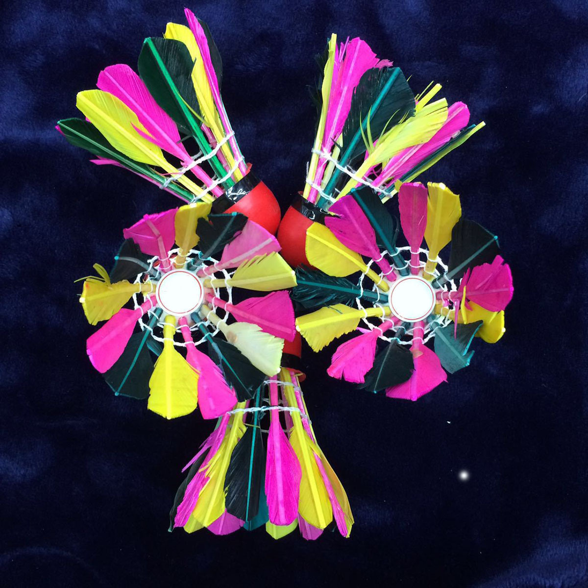 Badminton Fun Game - 11Pcs Colorful Shuttlecock Durable Badminton Ball