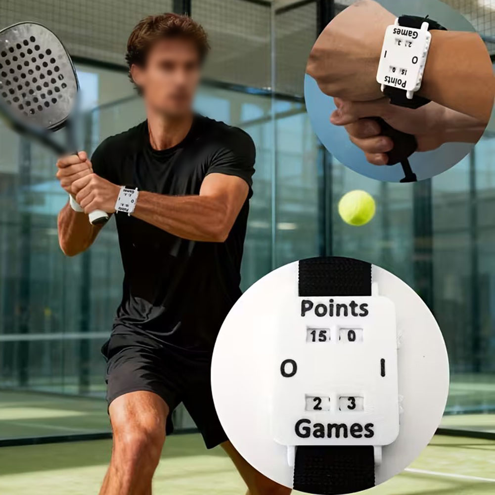 Badminton Counter - Tennis Padel Wrist Scorekeeper Mechanica Scores