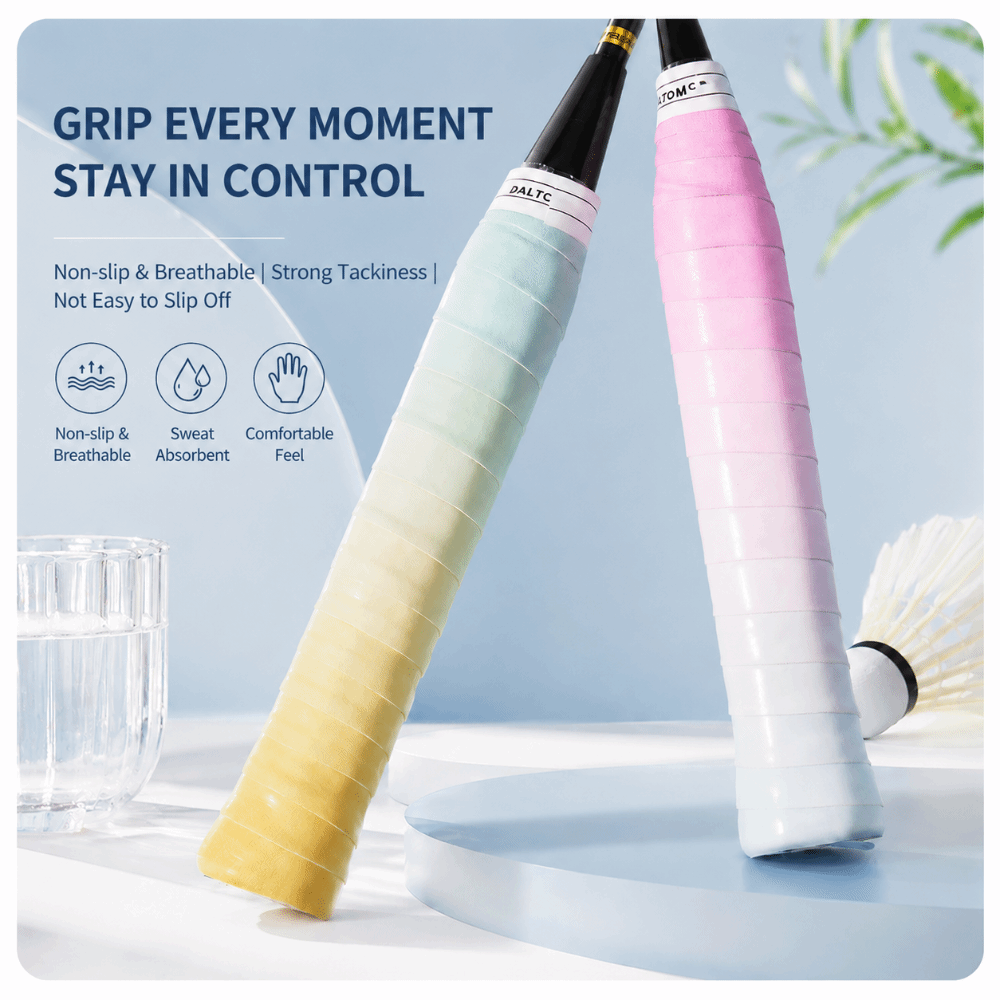 Badminton Grip Tape - Gradient Tennis Badminton Grip Tape Sweat-Absorbent