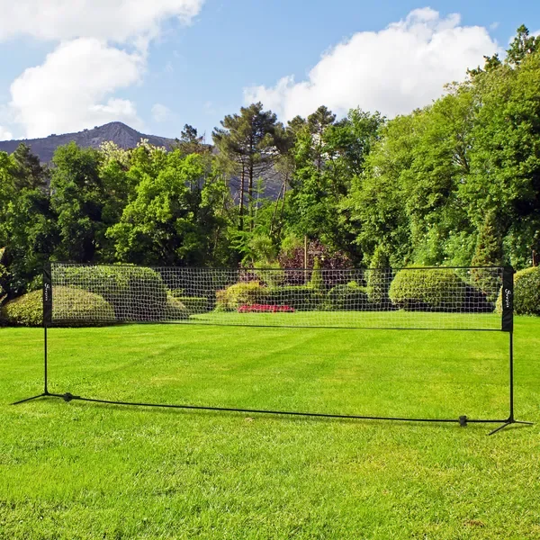 Badminton Fun Game - Adjustable Outdoor Game Set with Net