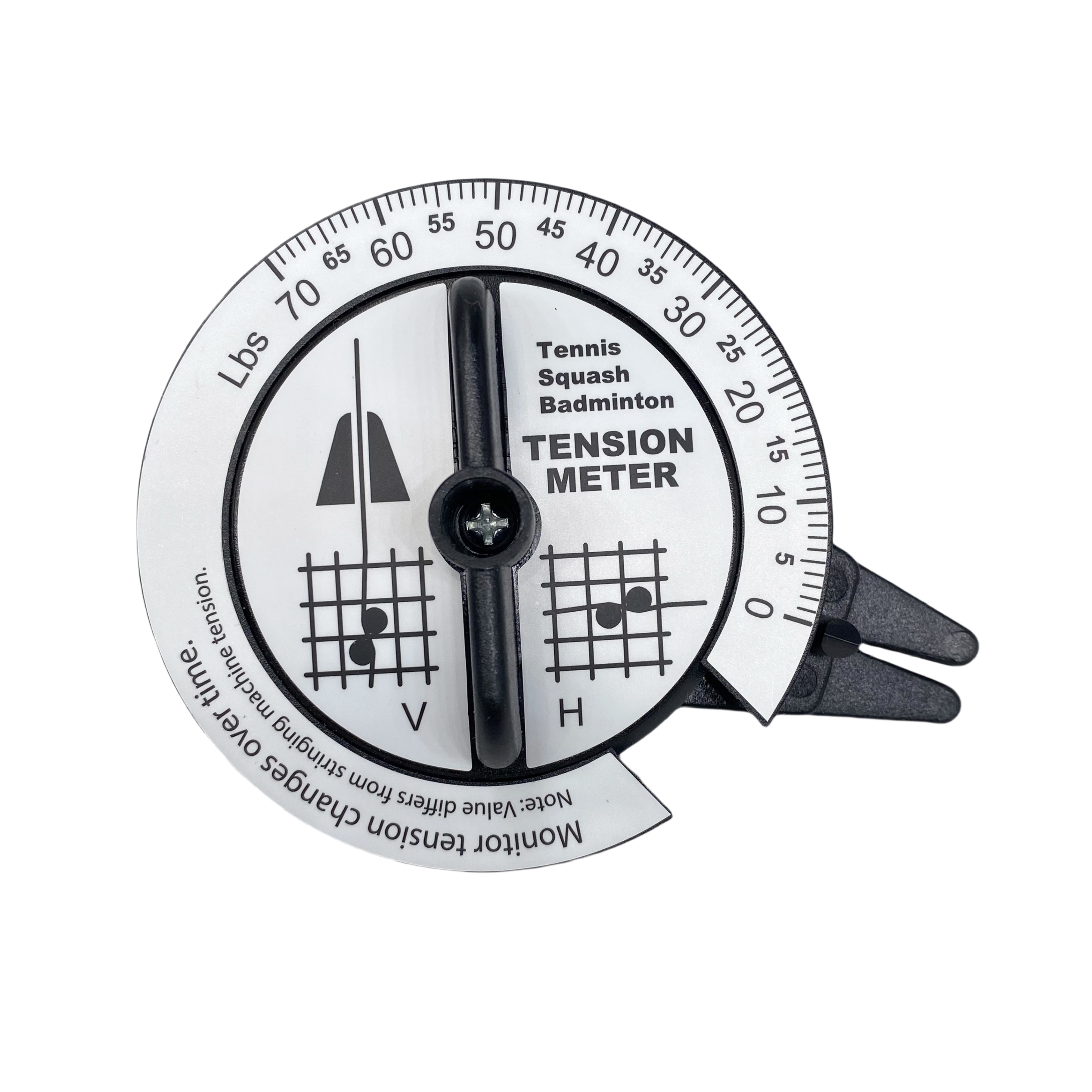 Badminton Counter - Tennis, Squash, Badminton Racquet Tension Meter