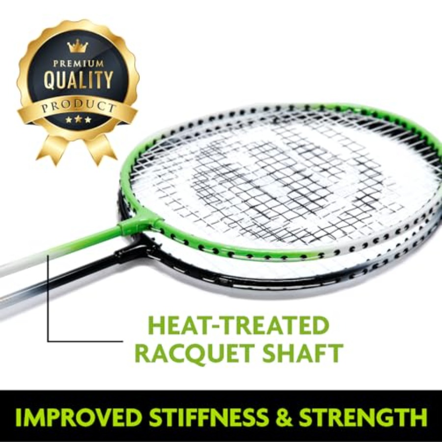Badminton Net Rackets Shuttlec - Badminton Fun Game recension och pris