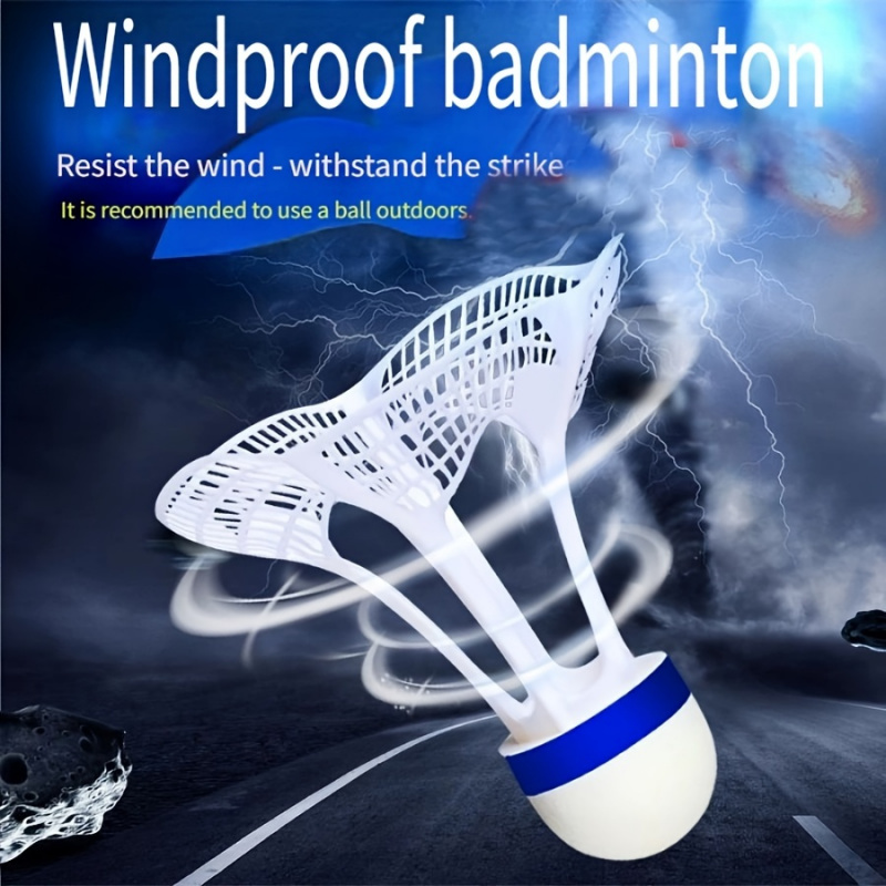 10pcs Wind-Resistant Badminton - Badminton Nylon Shuttlecock recension och pris