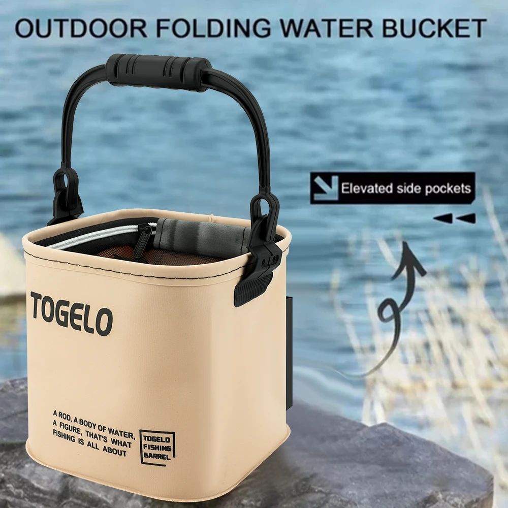 Outdoor Fishing Bucket Foldabl - Badminton Live recension och pris