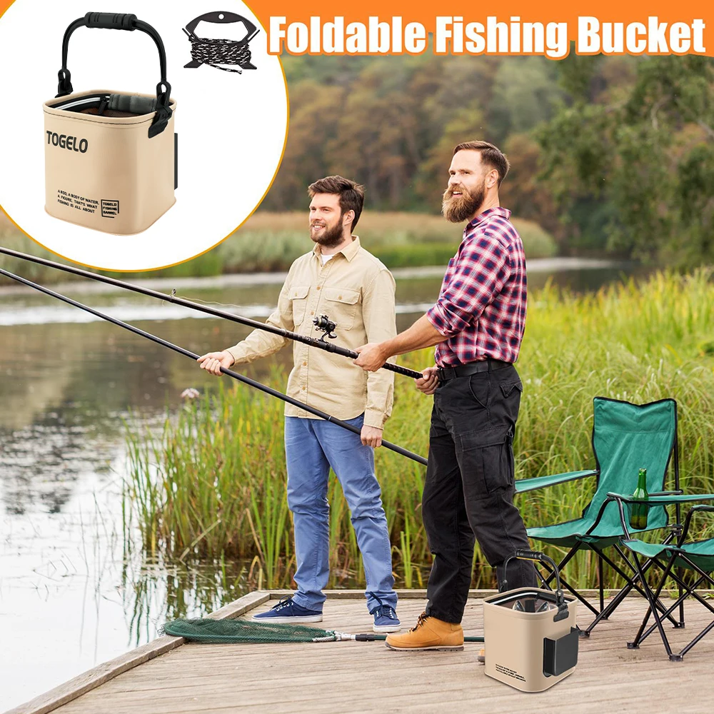 Outdoor Fishing Bucket Foldabl - Badminton Live recension och pris