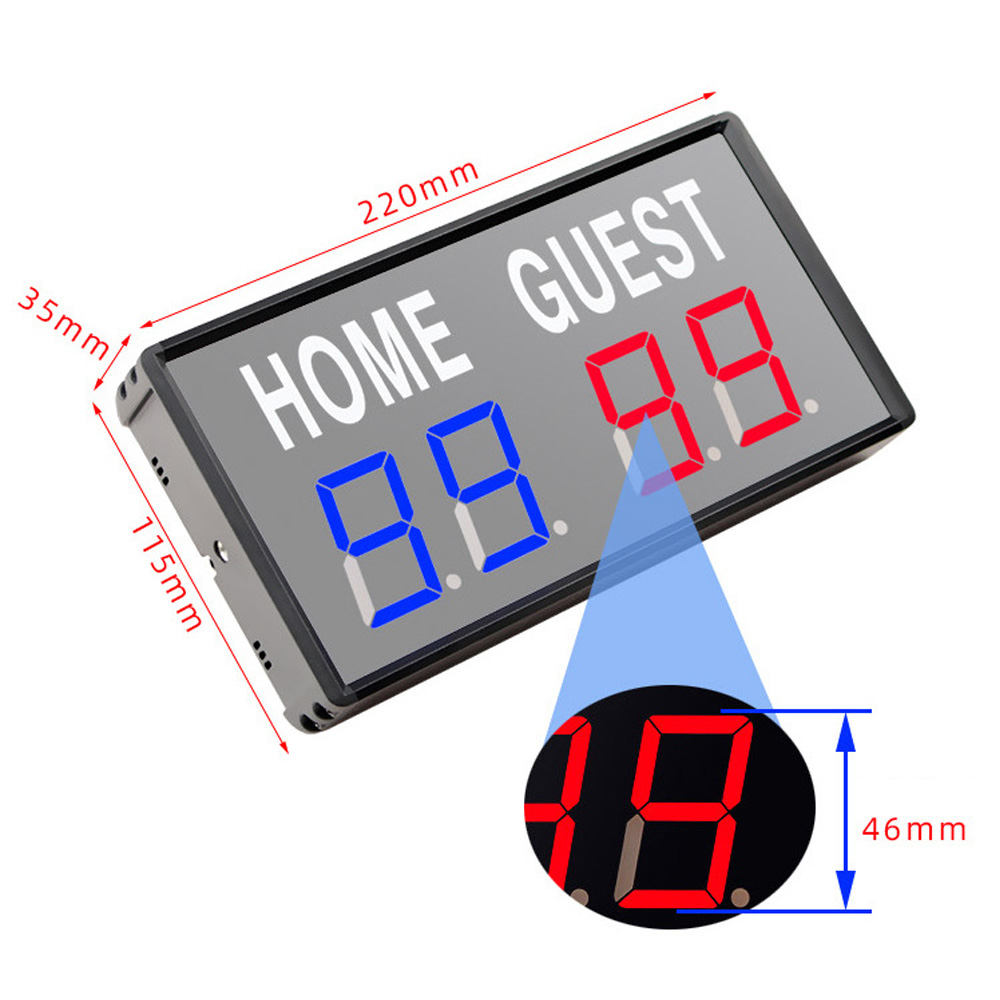 4-Digit LED Electronic Score K - Scoreboard Digital recension och pris