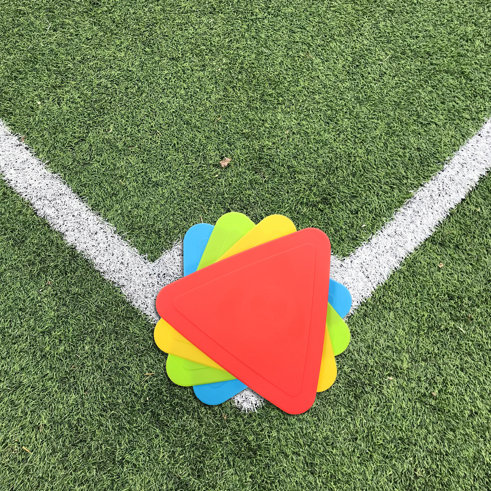 4Pcs Colorful Triangular Marke - Court Marker Cone recension och pris