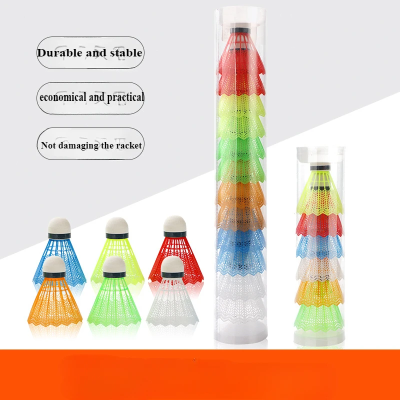 12 Pcs/Set Colorful Shuttlecoc - Badminton Bwf recension och pris