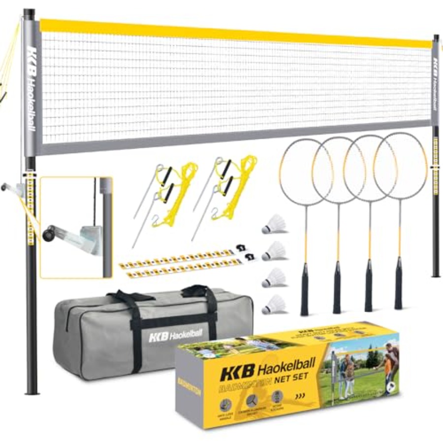 Backyard outdoor badminton set - Badminton Netting recension och pris