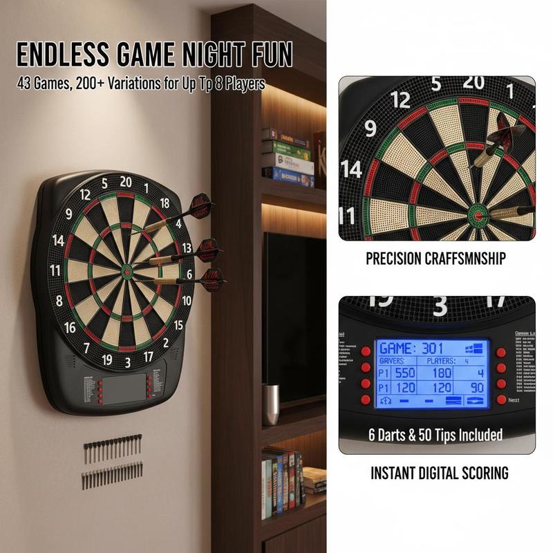 Digital Dart Center 13.5 Inch  - Scoreboard Digital recension och pris