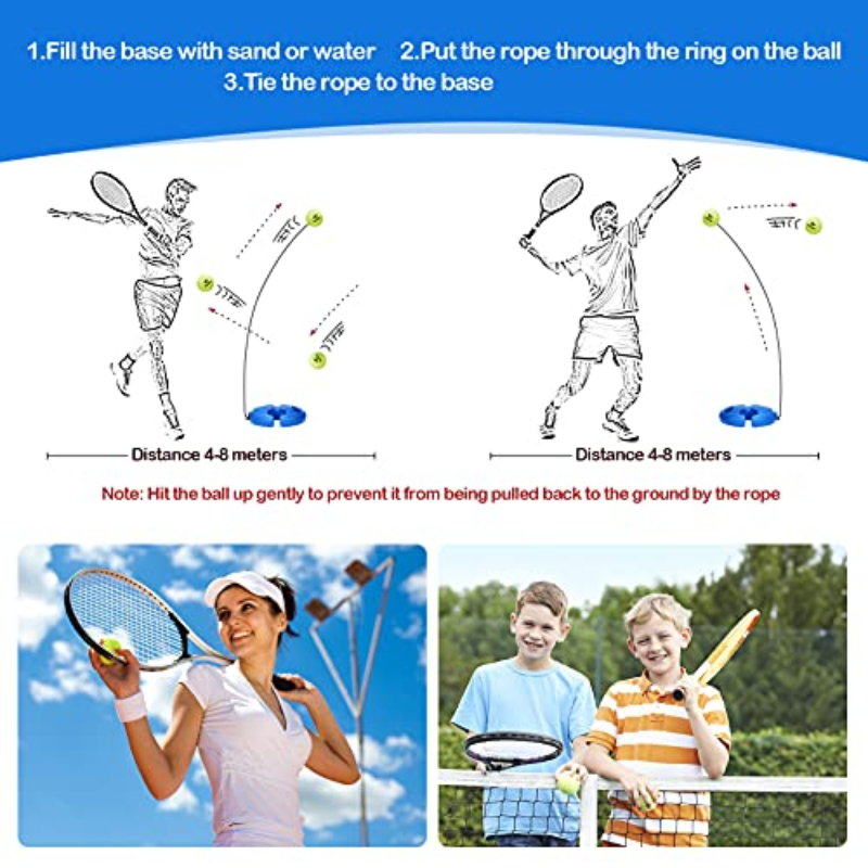 Solo Tennis Trainer Rebound Po - Badminton Smash recension och pris