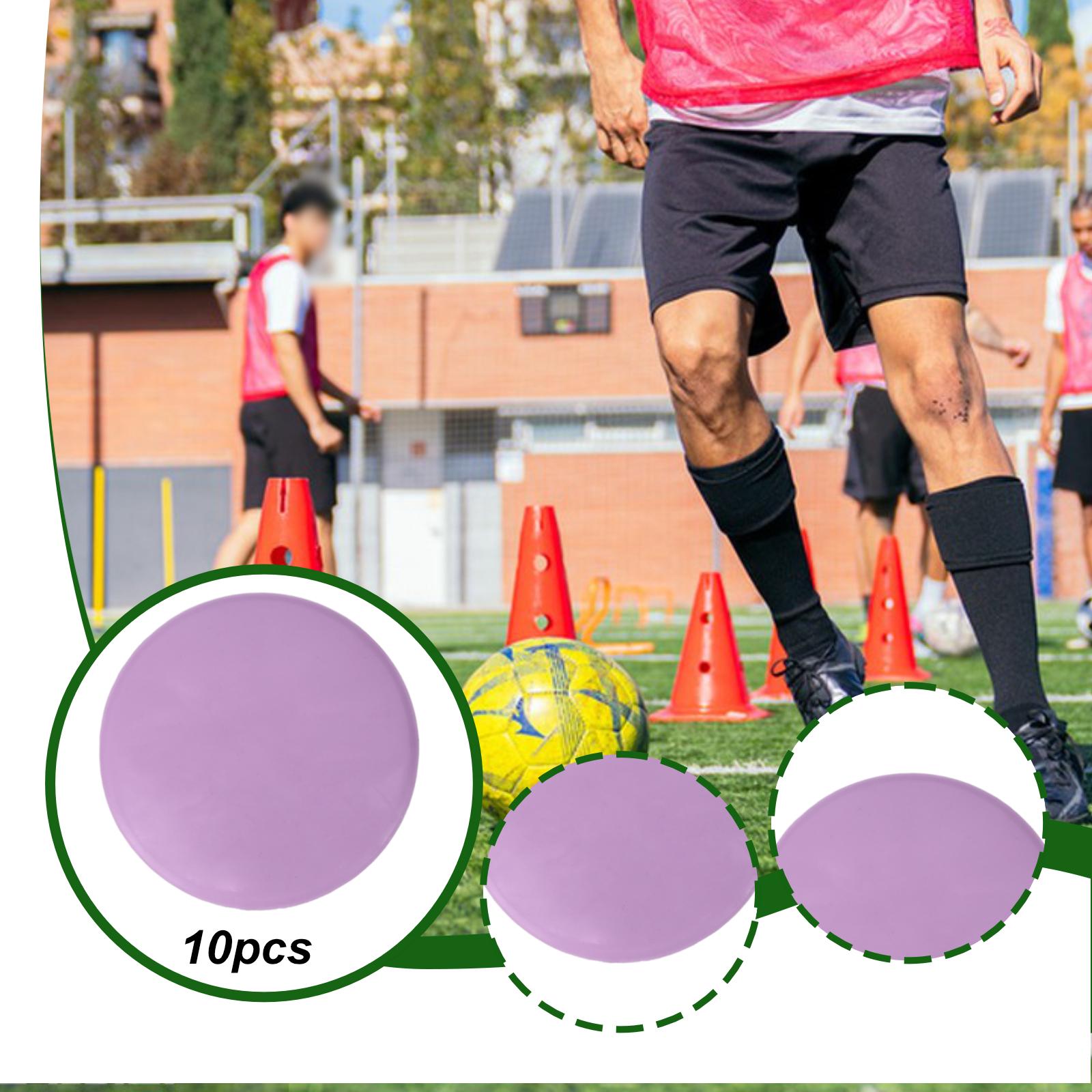 Portable Flat Soccer Cones TPE - Court Marker Cone recension och pris