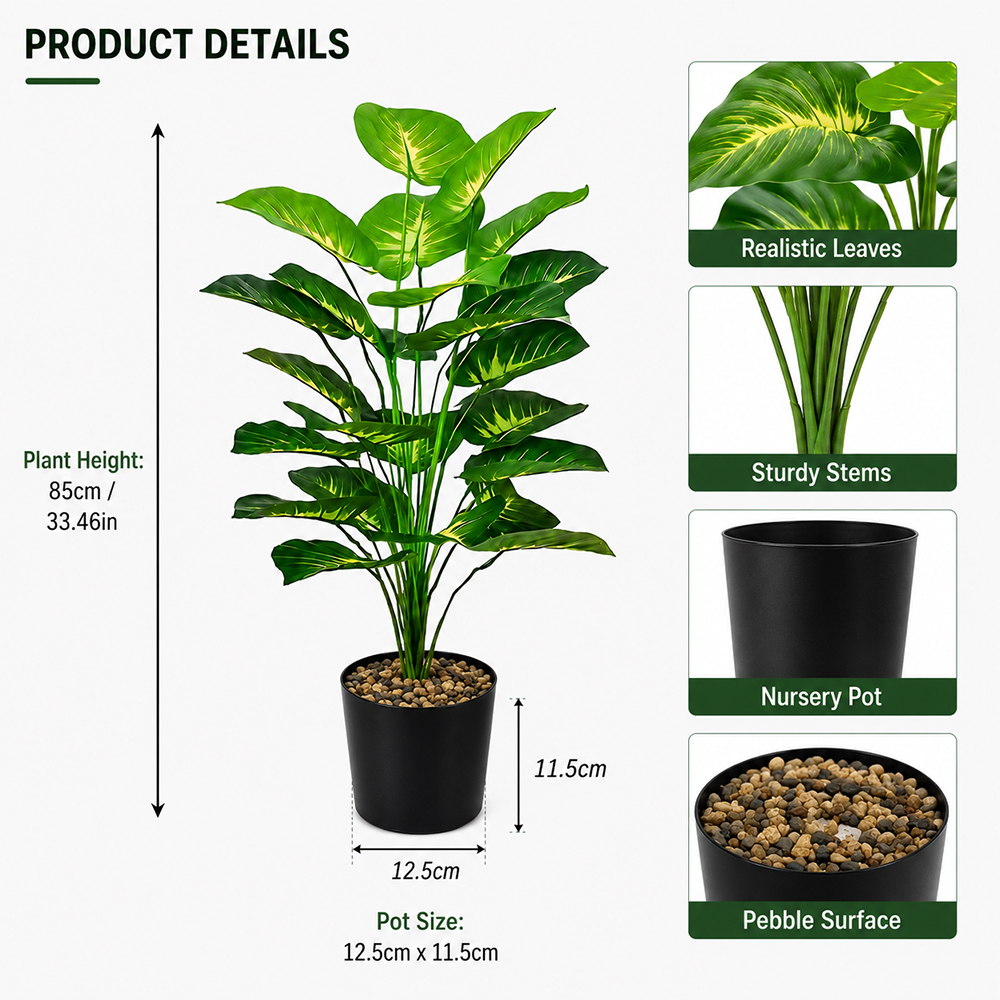 85cm Artificial Pothos Plants  - Badminton Live recension och pris