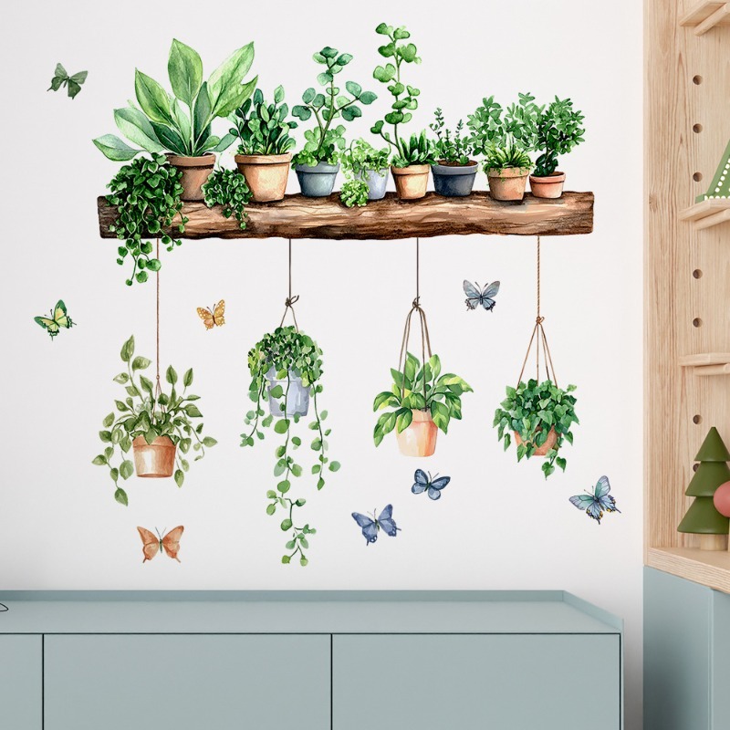 3D Potted Green Plant Shelf Wa - Badminton Live recension och pris