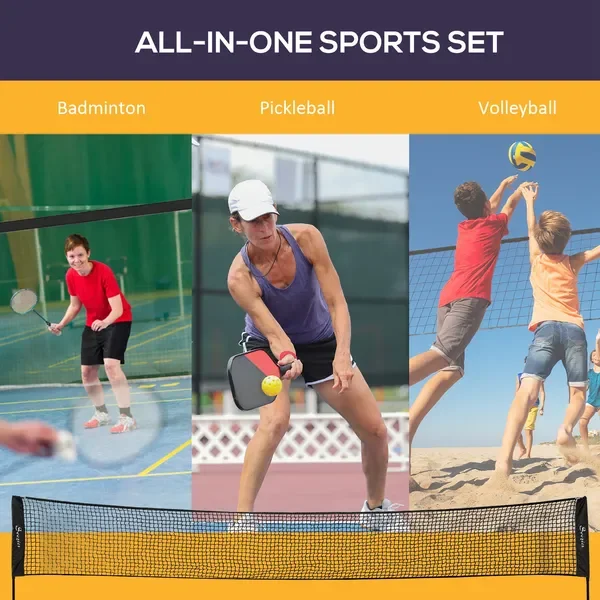Adjustable Outdoor Game Set wi - Badminton Fun Game recension och pris