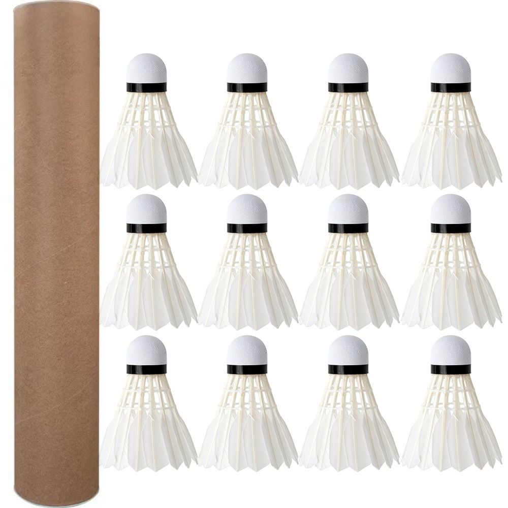 3/6/12Pcs New White Badminton  - Badminton Bwf recension och pris