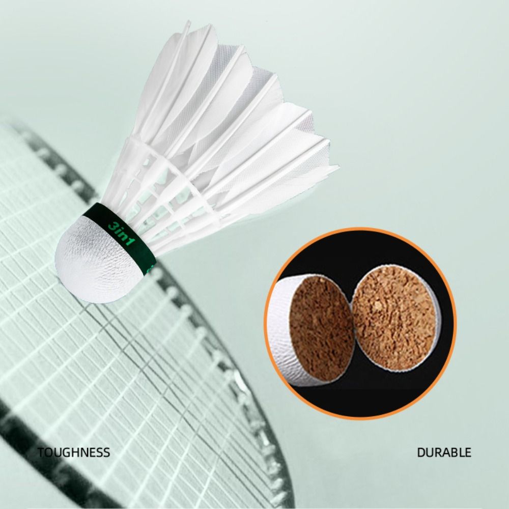 3/6/12Pcs New White Badminton  - Badminton Bwf recension och pris