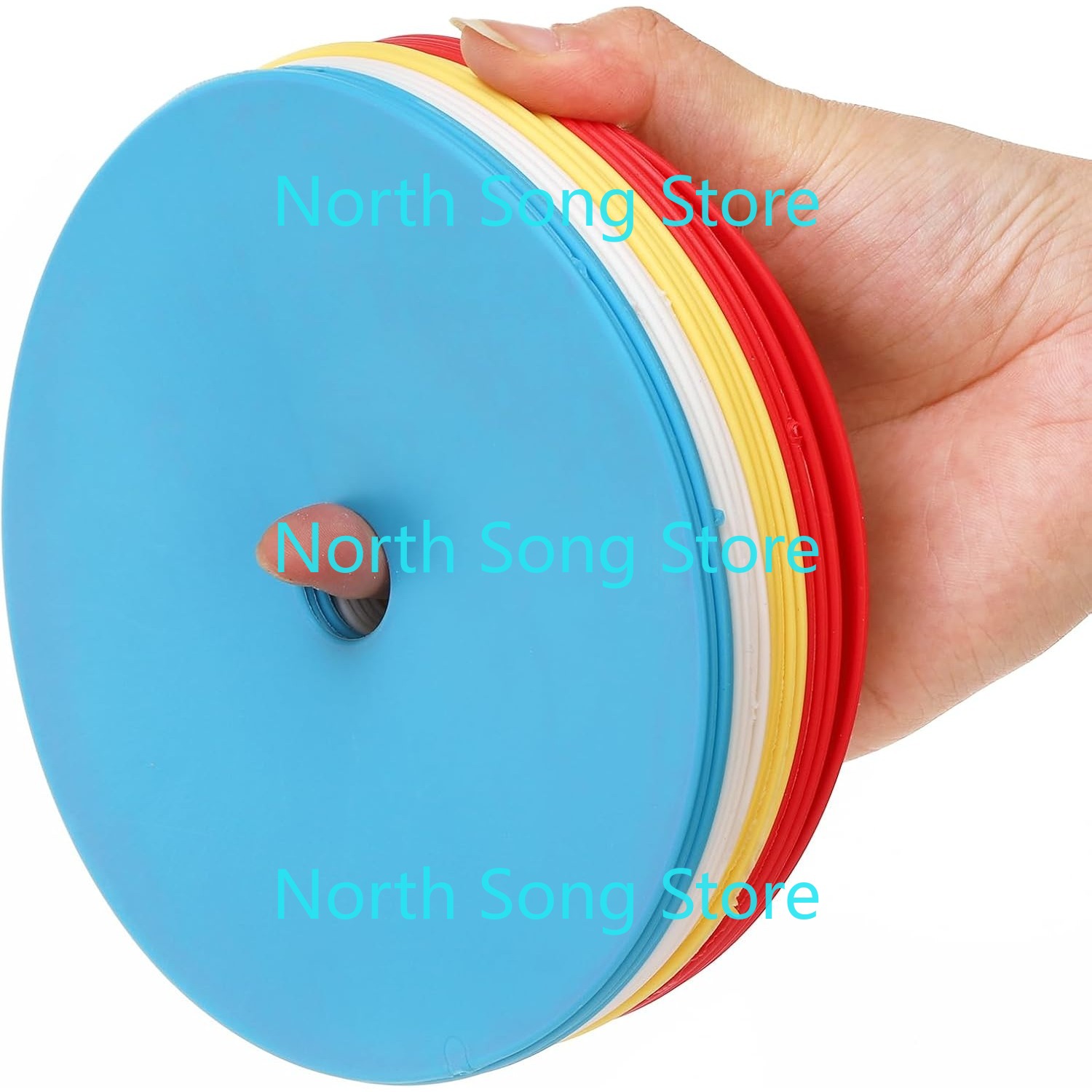 20 Pcs 6'' Flat Cones Spot Mar - Court Marker Cone recension och pris
