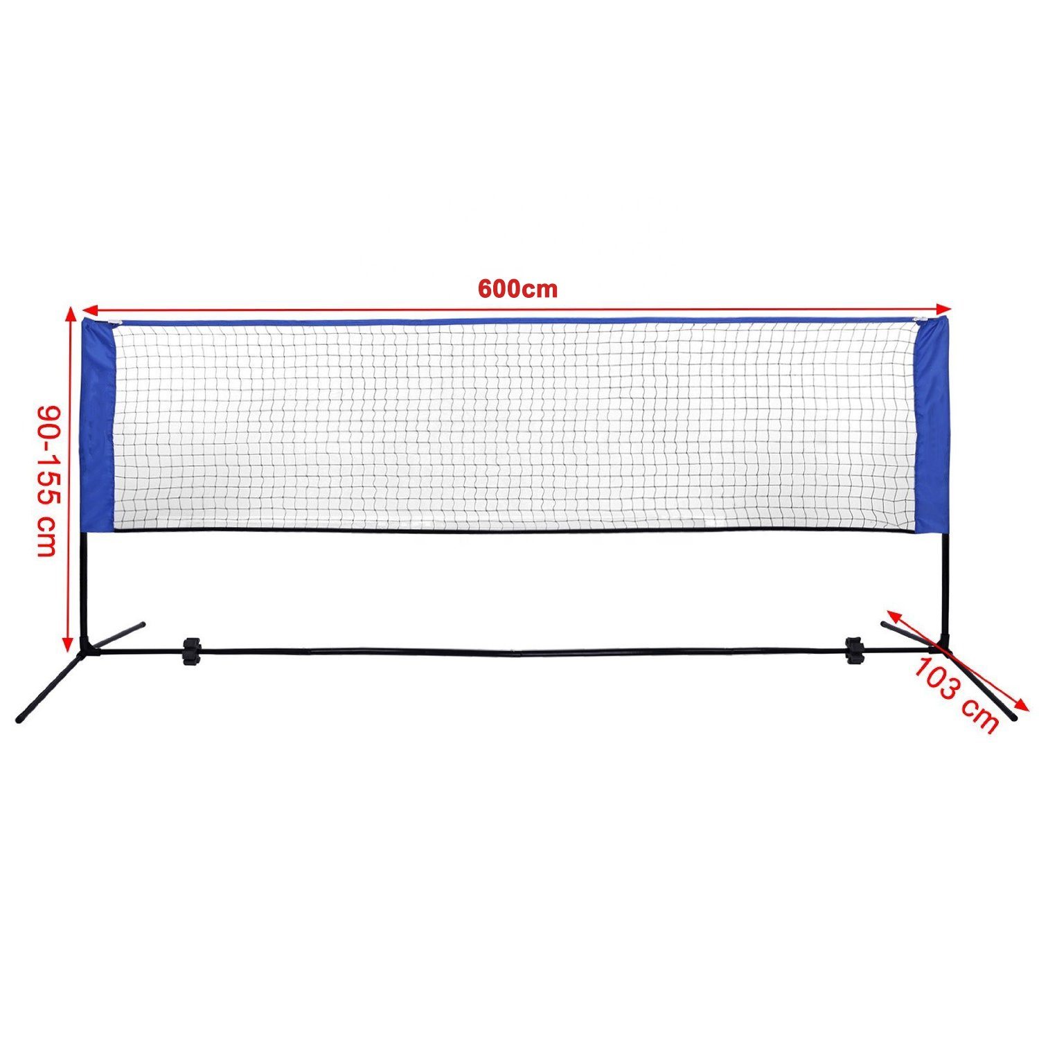 Net for Tennis, Soccer Tennis, - Badminton Netting recension och pris