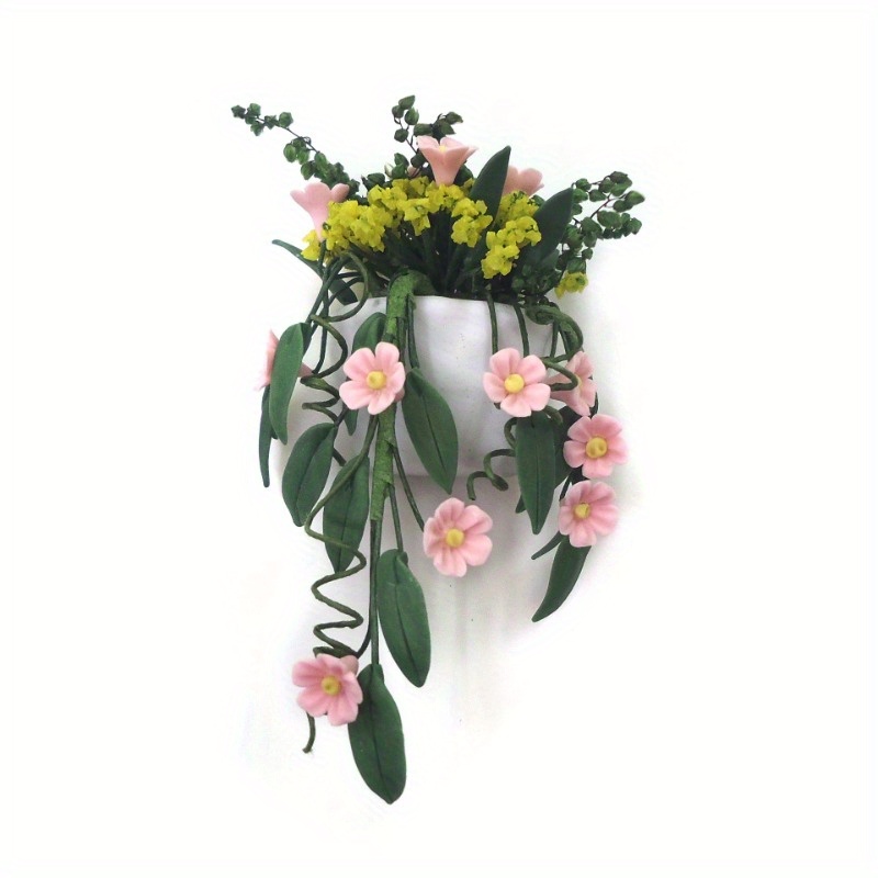 Mini Clay Flower White Wall Ha - Badminton Live recension och pris