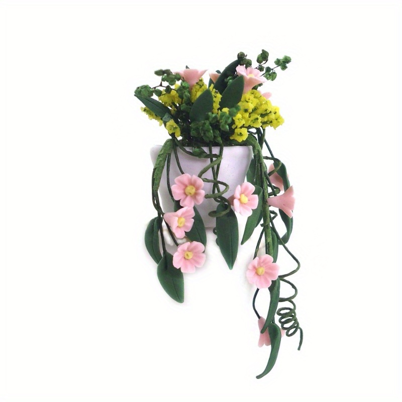 Mini Clay Flower White Wall Ha - Badminton Live recension och pris