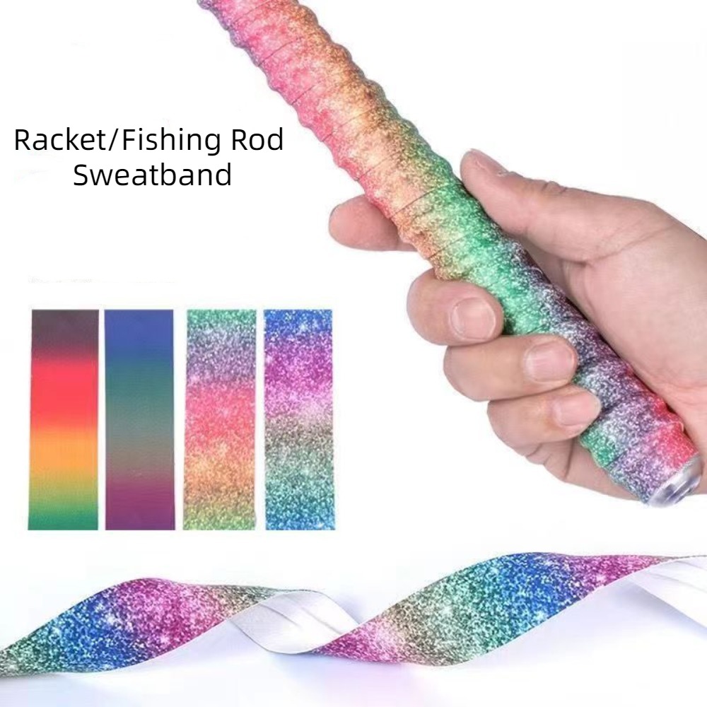 1.5M Gradient Colorful Fishing - Badminton Grip Tape recension och pris